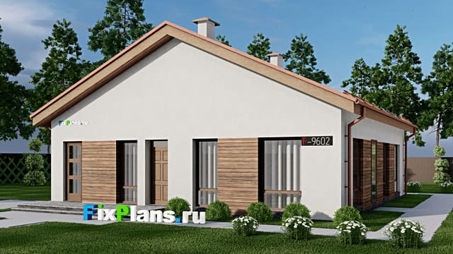 Одноэтажный дом F-9602