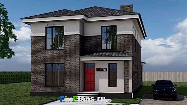 Двухэтажный дом F - 1070